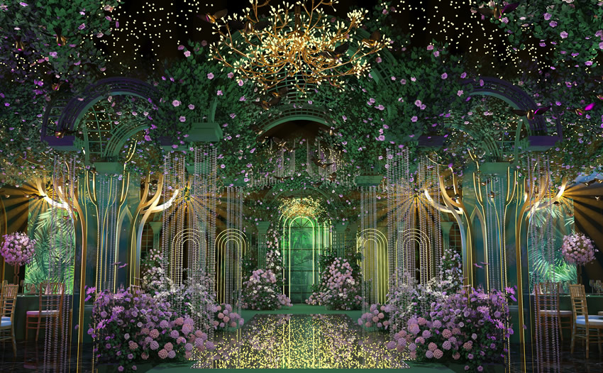 景宁奇妙森林婚礼堂效果展示